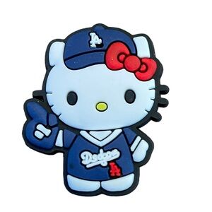 Hello Kitty LA Dodgers Croc Charm